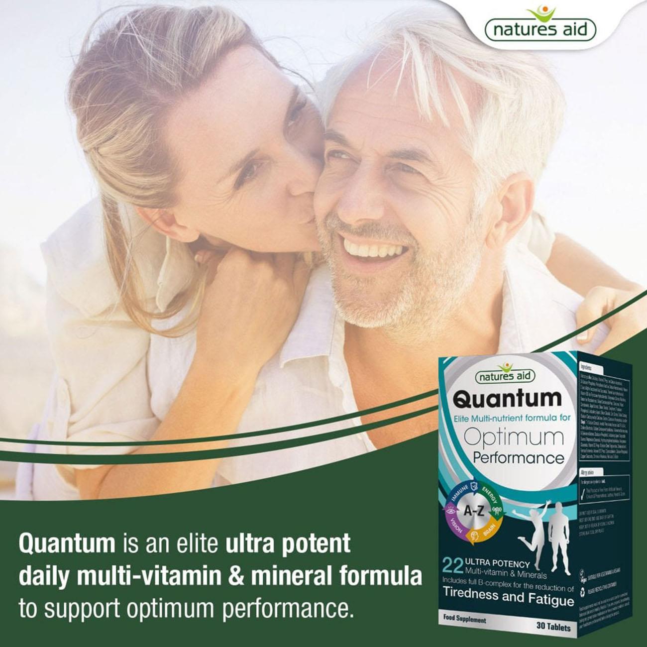 Quantum Multi - Vitamins & Minerals 30 Tablets [BLACK FRIDAY] - Eco Natural Products - Natures Aid - Vitamins & Supplements