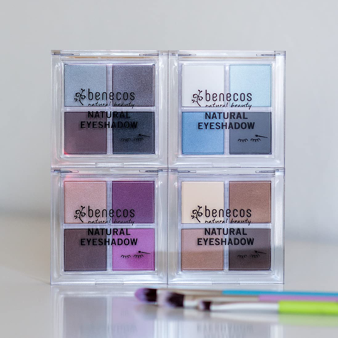 Quattro Eyeshadow No - 002 Coffee and Cream 8g - Benecos - Eyeshadow - Eco Natural Products