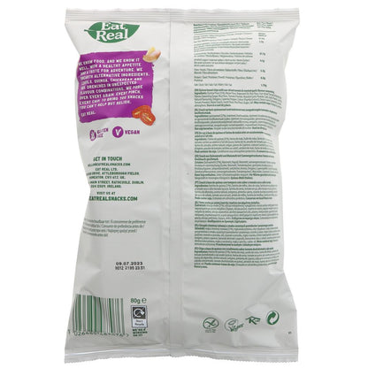 Quinoa Sundried Tomato & Roasted Garlic Chips 80g - Eat Real - Snack Foods - Eco Natural Products