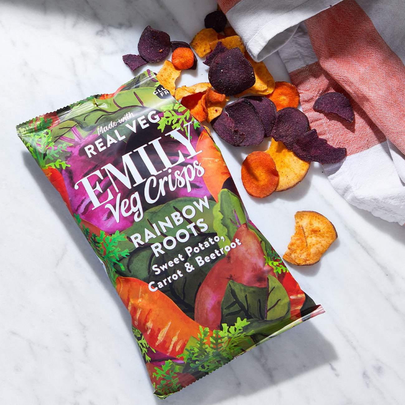 Rainbow Roots Veg Crisps 30g - Emily - Snack - Eco Natural Products