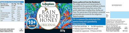 Rainforest Honey Active 10+ 227g - Lifeplan - Honey - Eco Natural Products