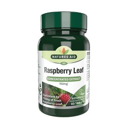 Raspberry Leaf 375mg 60 Tablets - Natures Aid - Vitamins & Supplements - Eco Natural Products