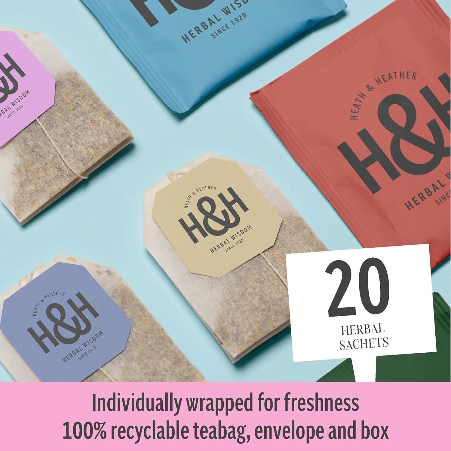 Raspberry Leaf Infusion 20 Bags - Heath & Heather - Infusions - Heath & Heather