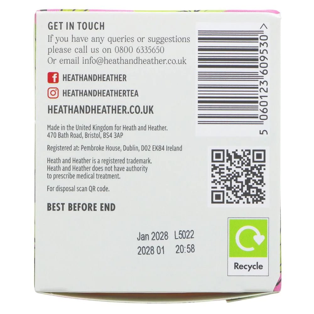 Raspberry Leaf Infusion 20 Bags - Heath & Heather - Infusions - Heath & Heather