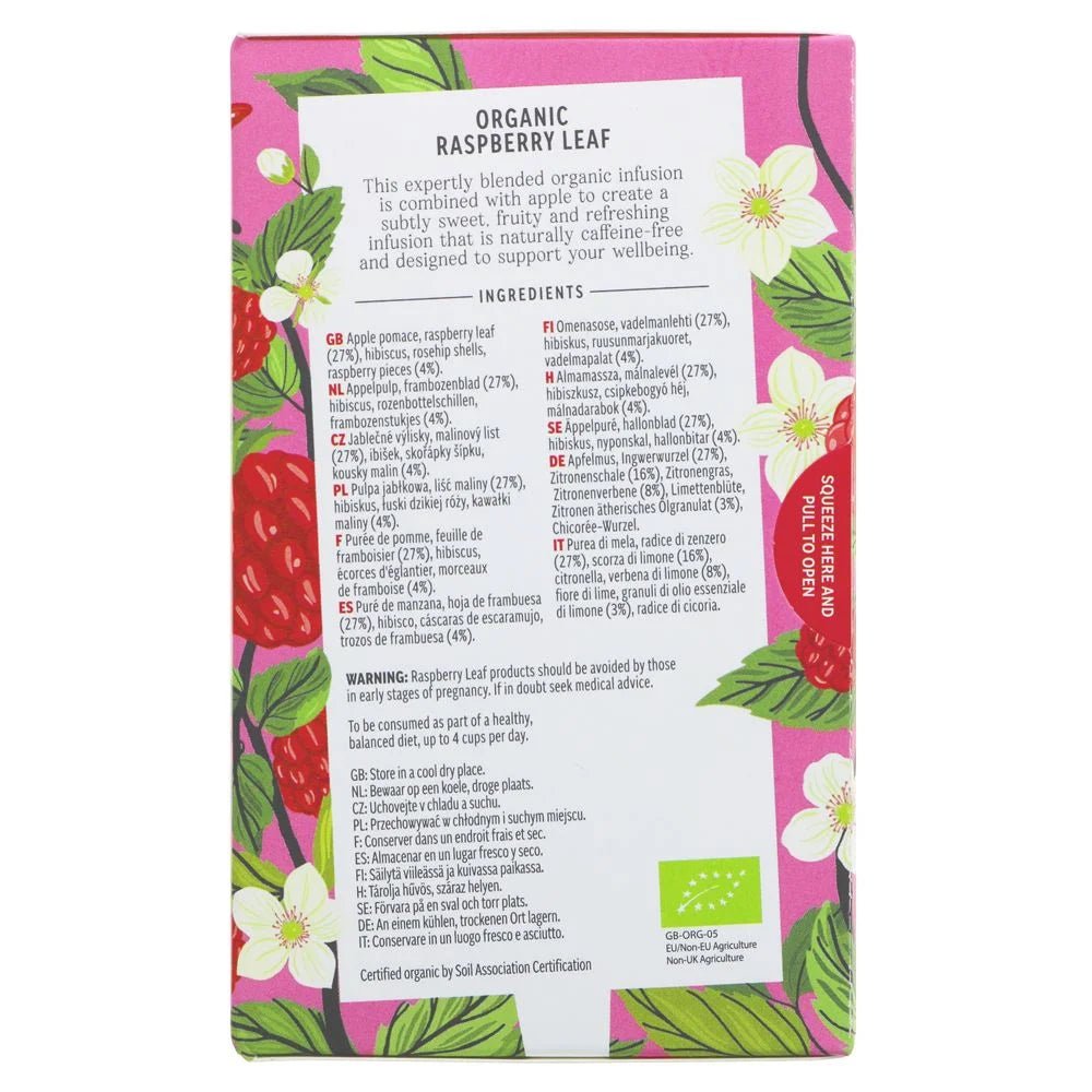 Raspberry Leaf Infusion 20 Bags - Heath & Heather - Infusions - Heath & Heather
