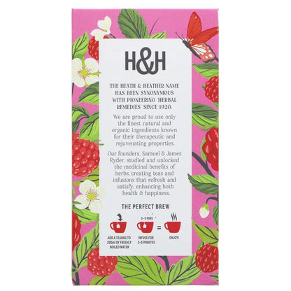 Raspberry Leaf Infusion 20 Bags - Heath & Heather - Infusions - Heath & Heather