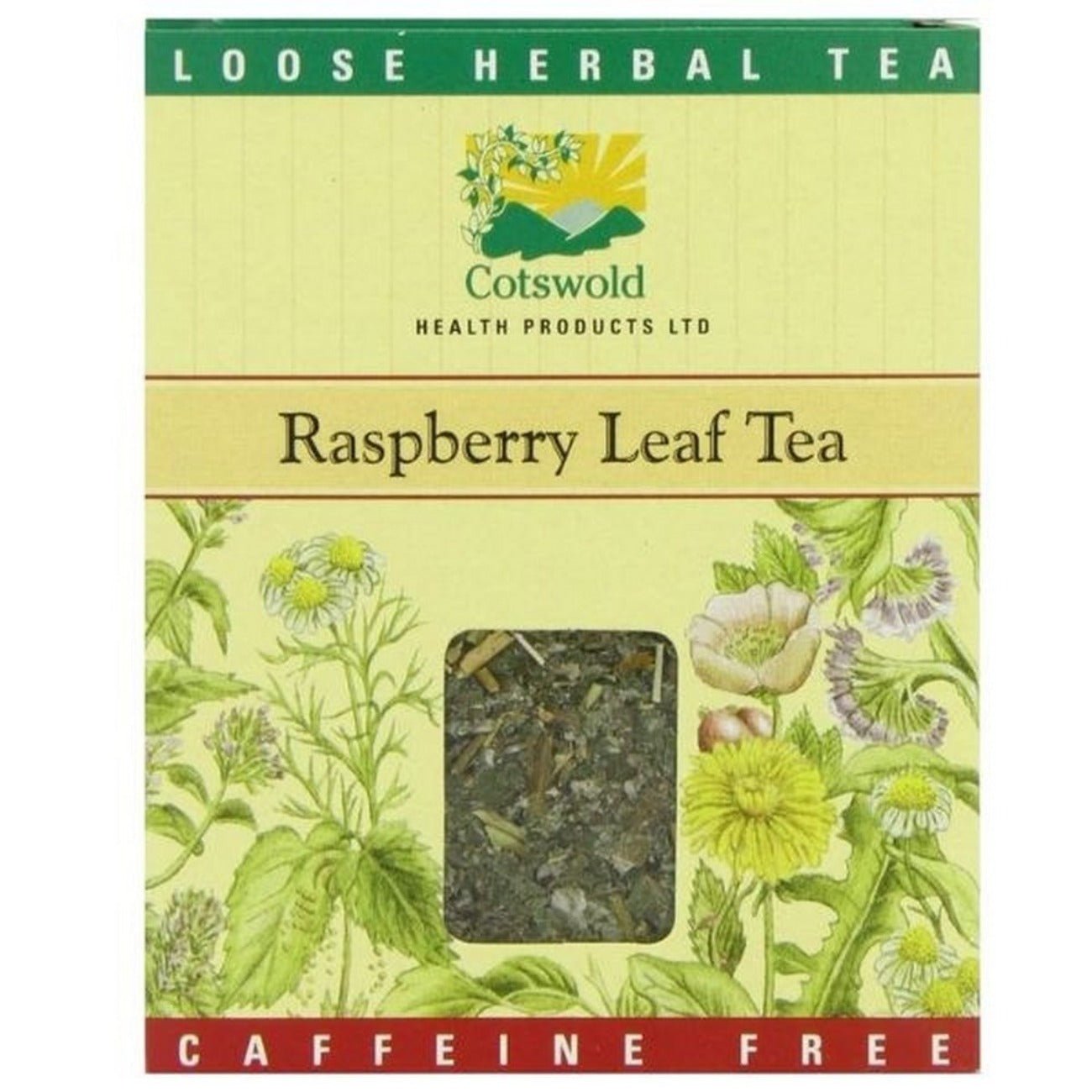 Raspberry Leaf Tea 100g - Cotswold Health Products - Herbal tea - Eco Natural Products