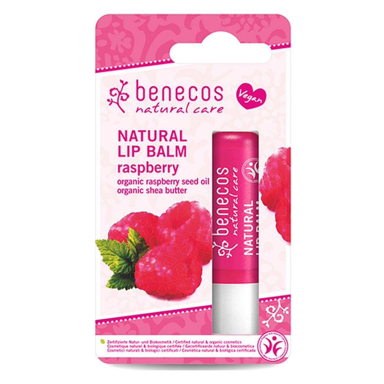 Raspberry Lip Balm 4.8g [BLACK FRIDAY] - Eco Natural Products - Benecos - Lip Balm