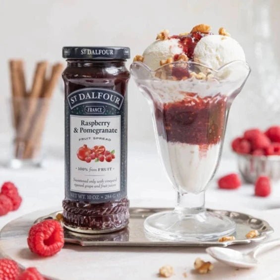 Raspberry & Pomegranate Fruit Spread 284g - St Dalfour - Fruit Spread - Eco Natural Products