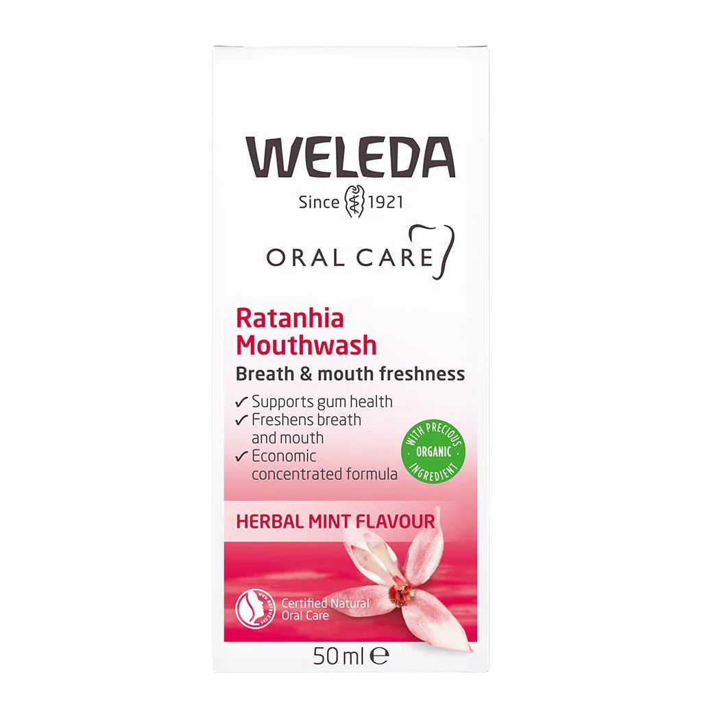 Ratanhia Mouthwash 50ml - Eco Natural Products - Weleda - Mouthwash