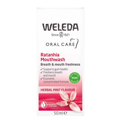Ratanhia Mouthwash 50ml - Weleda - Mouthwash - Eco Natural Products