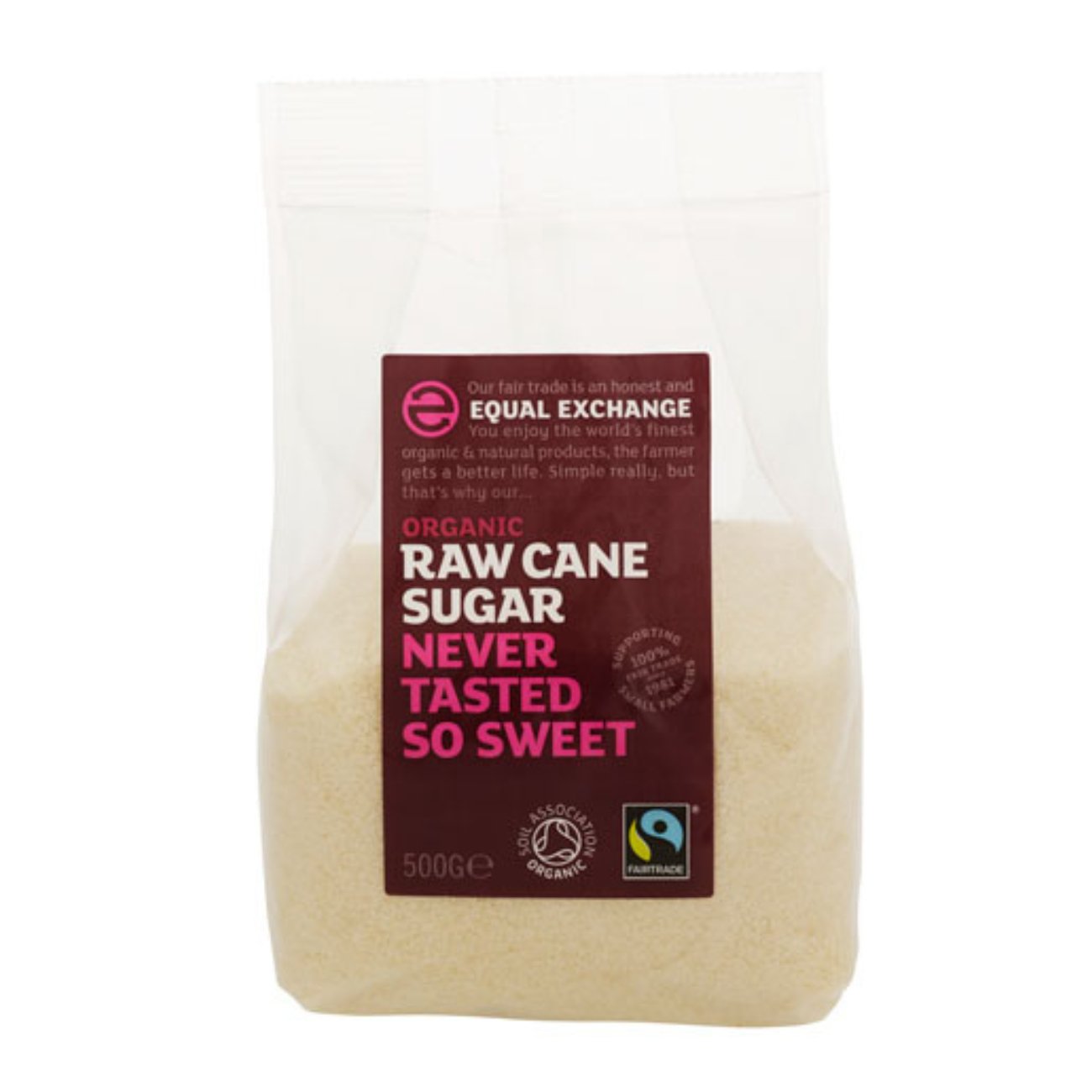 Raw Cane Sugar 500g [BLACK FRIDAY] - Eco Natural Products - Equal Exchange - Sugar