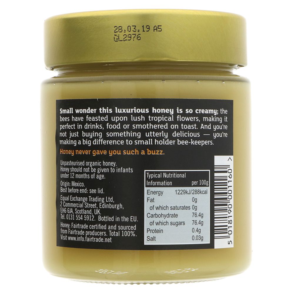 Raw Set Honey 500g [BLACK FRIDAY] - Eco Natural Products - Equal Exchange - Honey