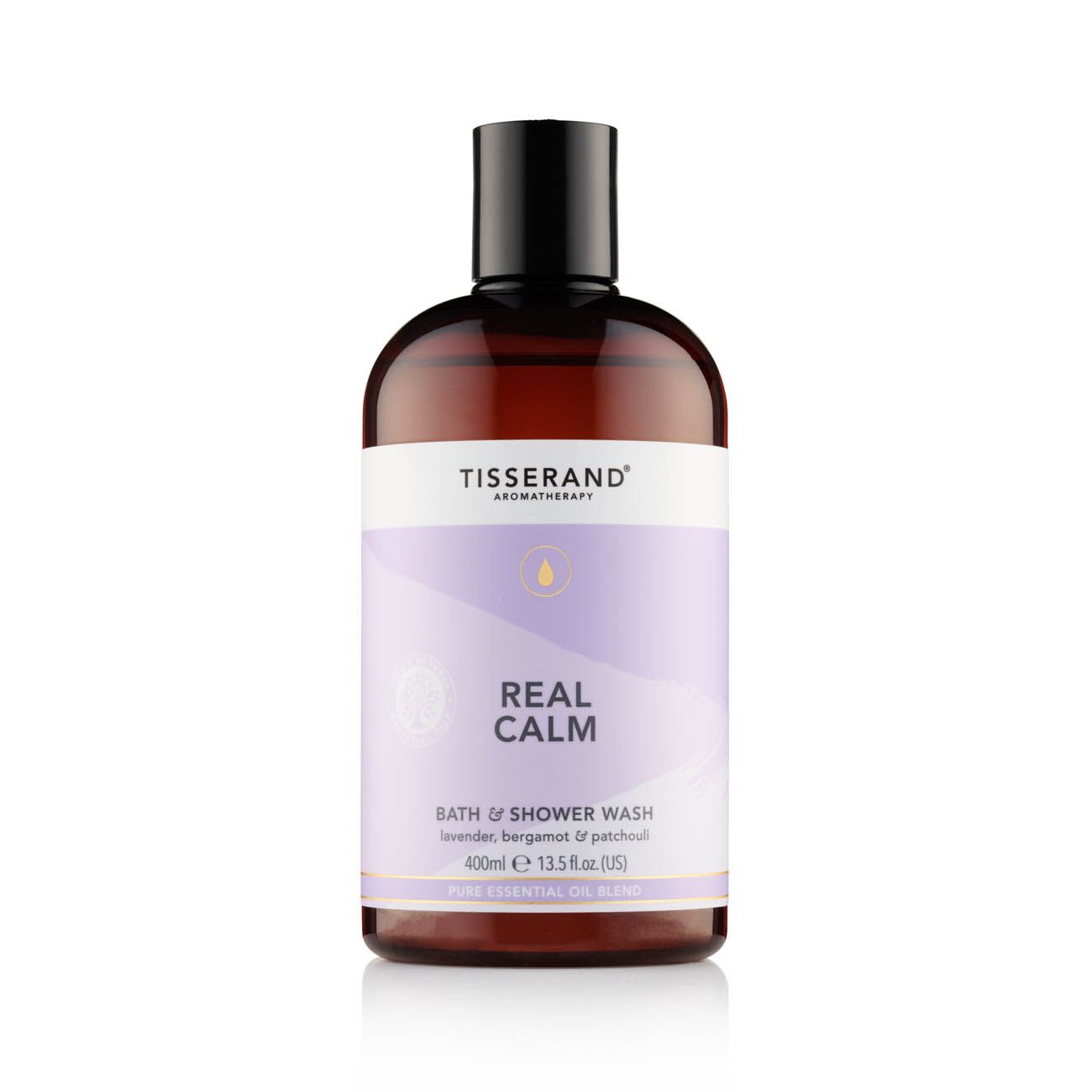 Real Calm Bath & Shower Wash 400ml - Tisserand - Shower Gel - Eco Natural Products