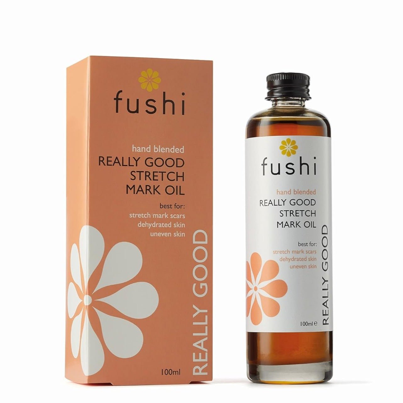 Really Good Stretch Mark Scars Oil 100ml - Fushi Wellbeing - Body Oil - Eco Natural Products