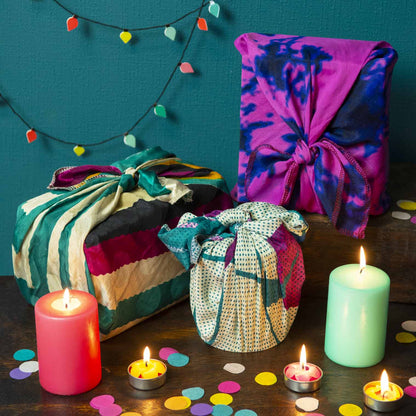 Recycled Sari Gift Wrap/Scarf 1pc - Siesta Crafts - Gift - Eco Natural Products