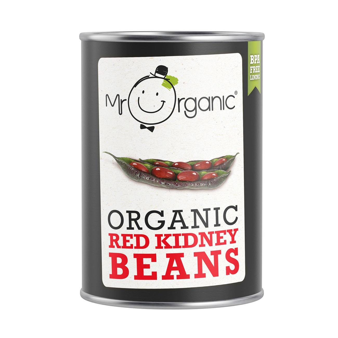 Red Kidney Beans Tin 400g [BLACK FRIDAY] - Eco Natural Products - Mr Organic - Beans