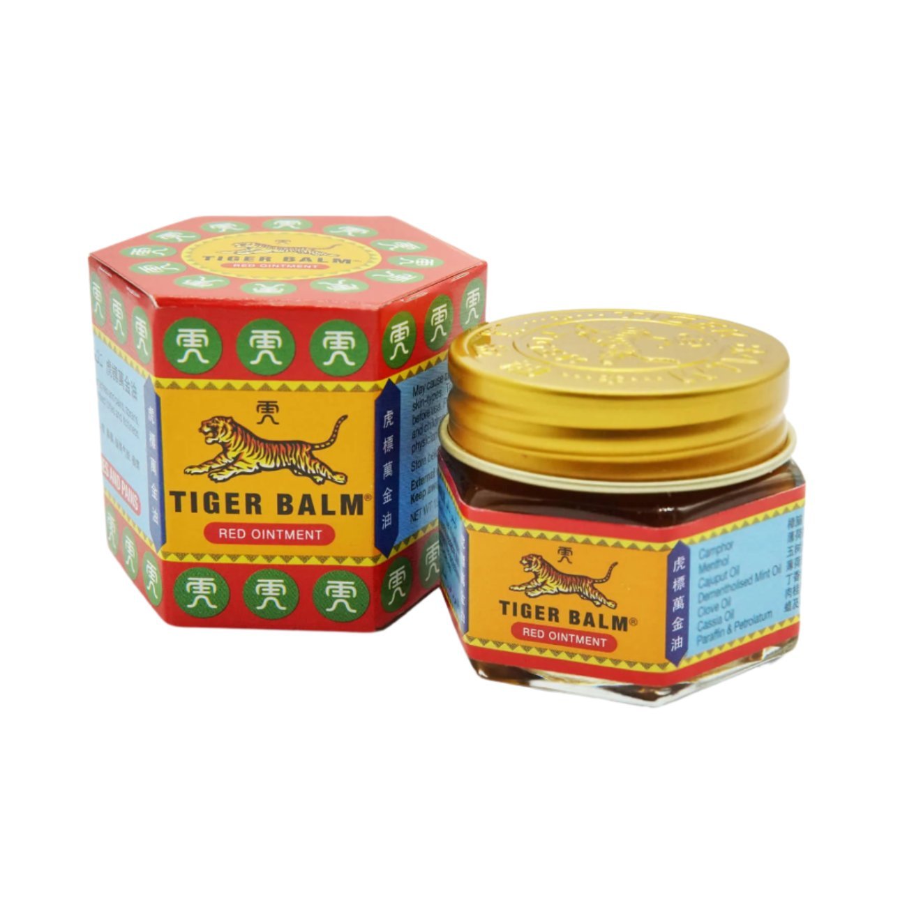 Red Ointment (Large) 21g - Eco Natural Products - Tiger Balm - Balm