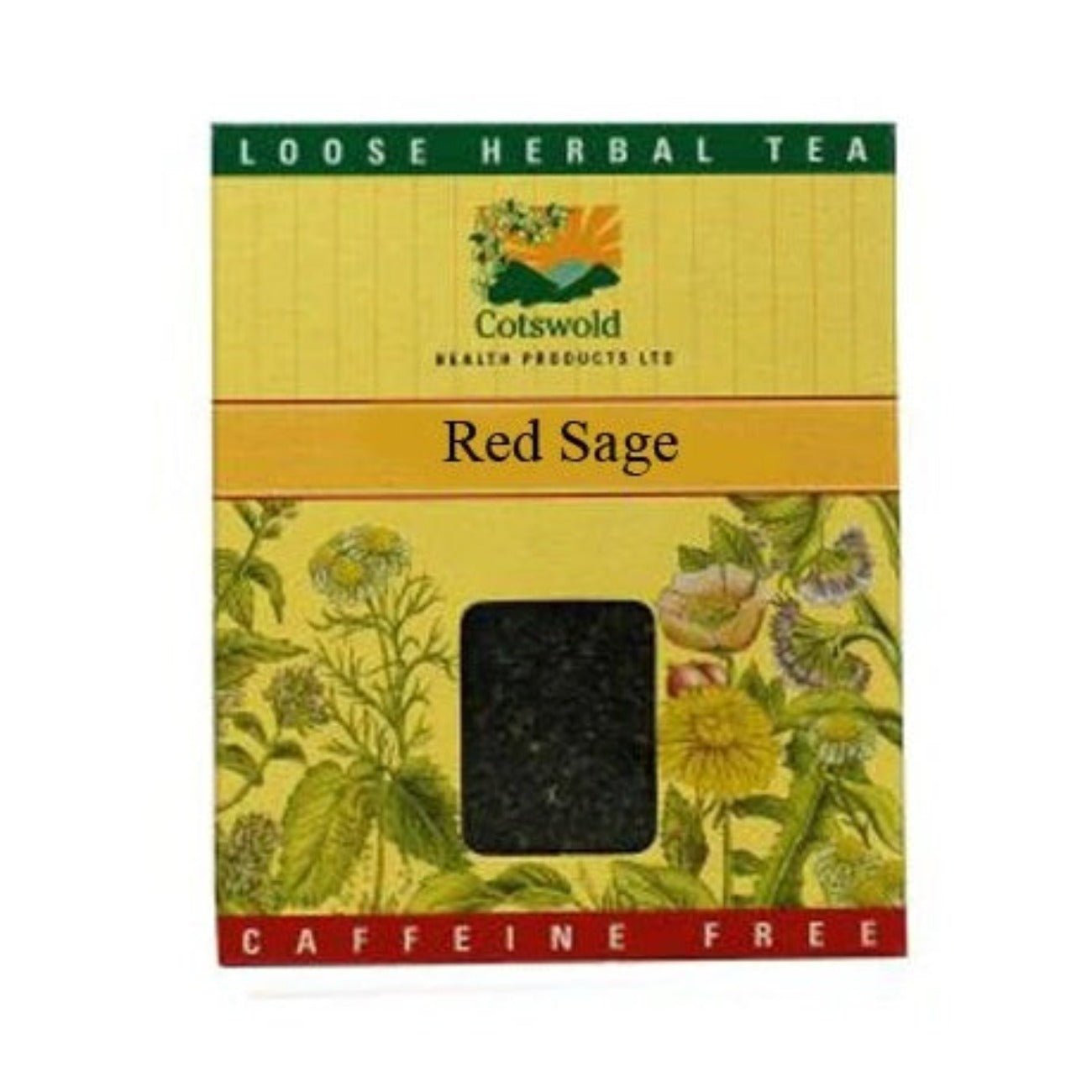 Red Sage Tea 50g - Cotswold Health Products - Herbal tea - Eco Natural Products