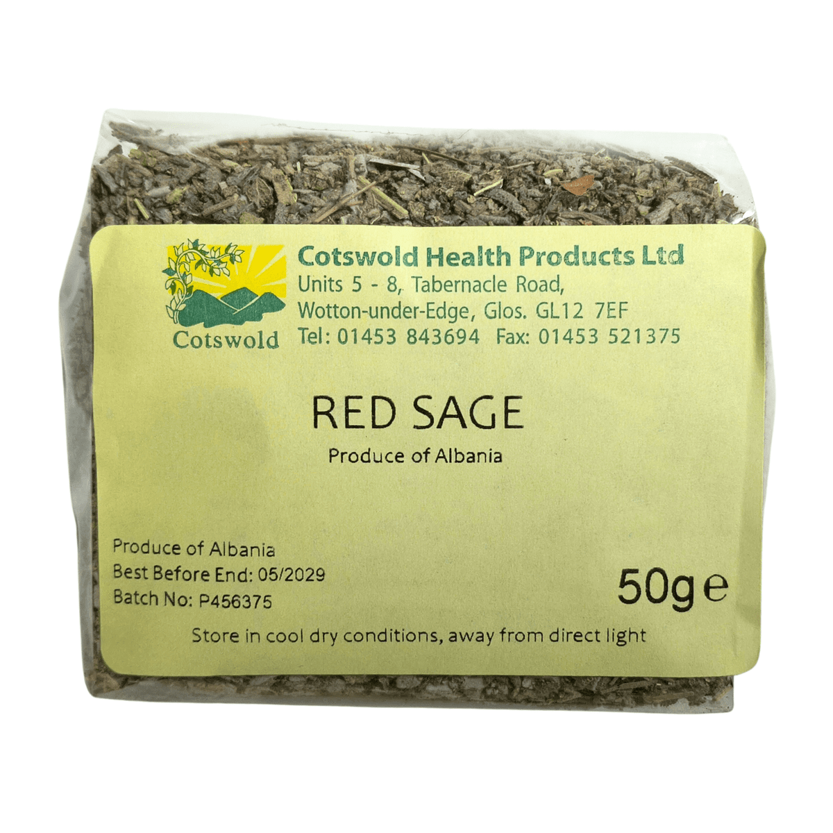 Red Sage Tea 50g - Cotswold Health Products - Teas - Cotswold Health Products