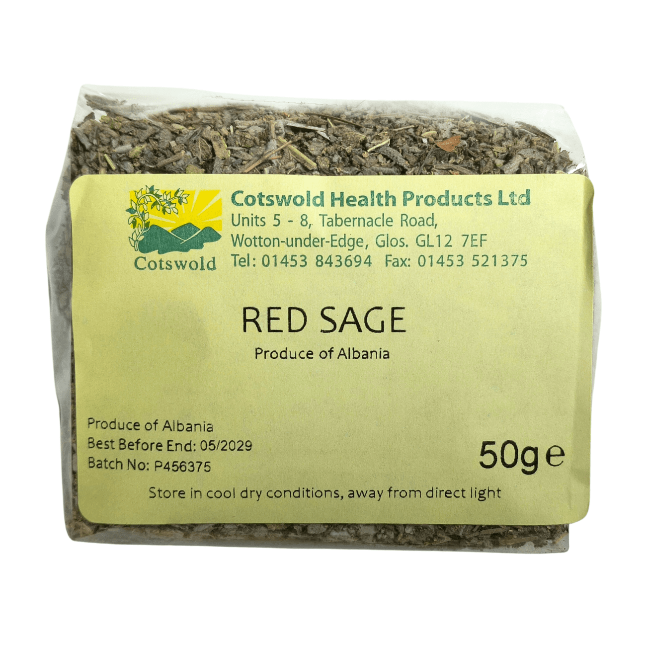 Red Sage Tea 50g - Cotswold Health Products - Teas - Cotswold Health Products