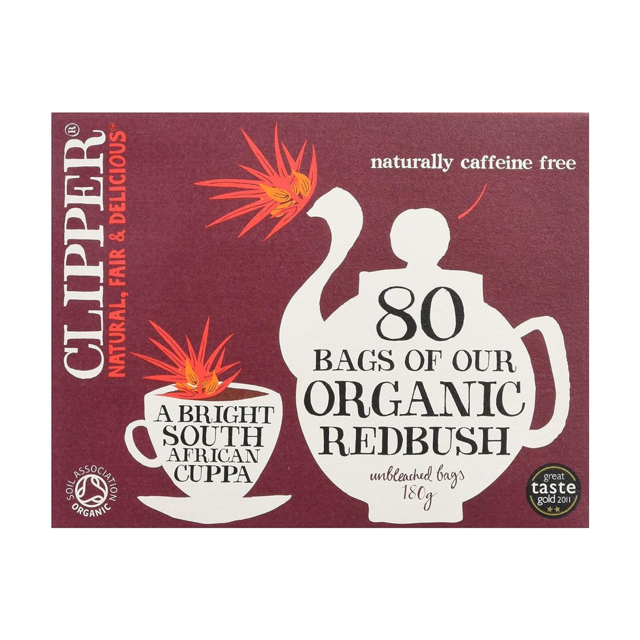 Redbush (Rooibos) Infusion 80 Bags - Clipper - Infusion - Eco Natural Products