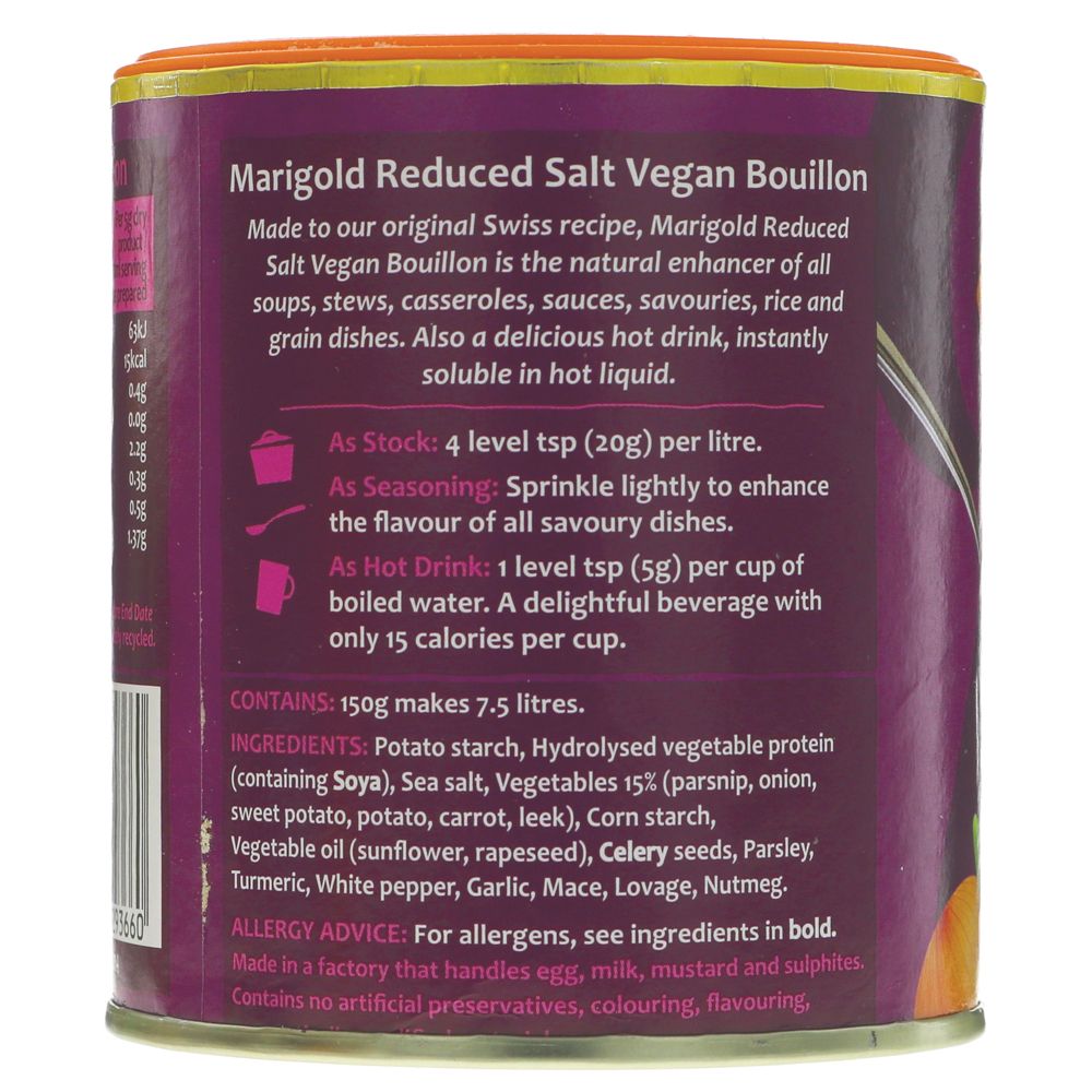 Reduced Salt Bouillon Powder 150g - Marigold - Bouillon Power - Eco Natural Products