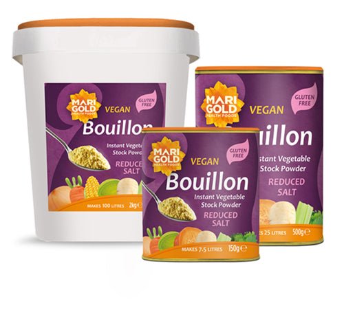 Reduced Salt Bouillon Powder 150g - Marigold - Bouillon Power - Eco Natural Products