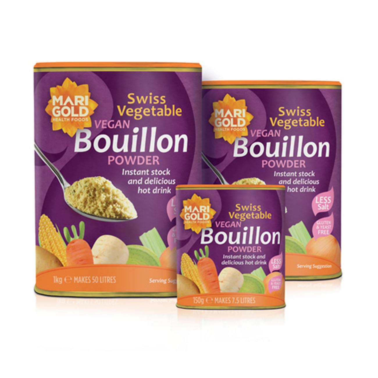 Reduced Salt Bouillon Powder 150g - Marigold - Bouillon Power - Marigold
