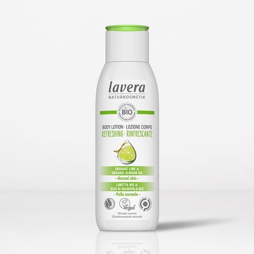 Refreshing Lime & Almond Oil Body Lotion 200ml - Lavera - Body Lotion - Eco Natural Products