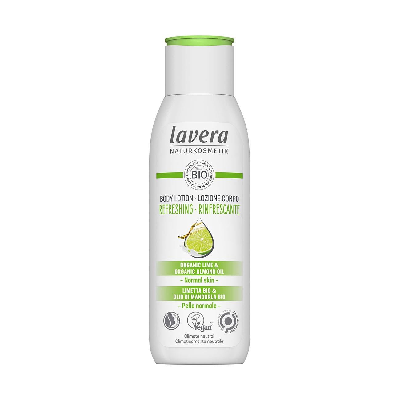 Refreshing Lime & Almond Oil Body Lotion 200ml - Lavera - Body Lotion - Eco Natural Products