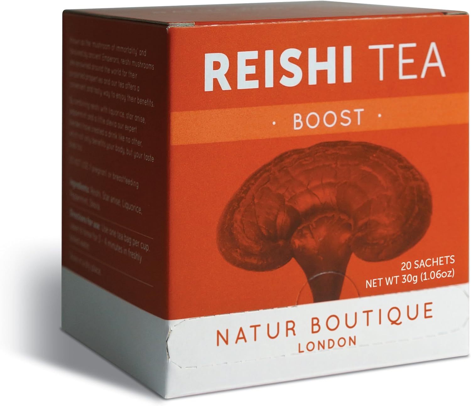 Reishi Tea 20 Sachets - Natur Boutique - Herbal tea - Eco Natural Products