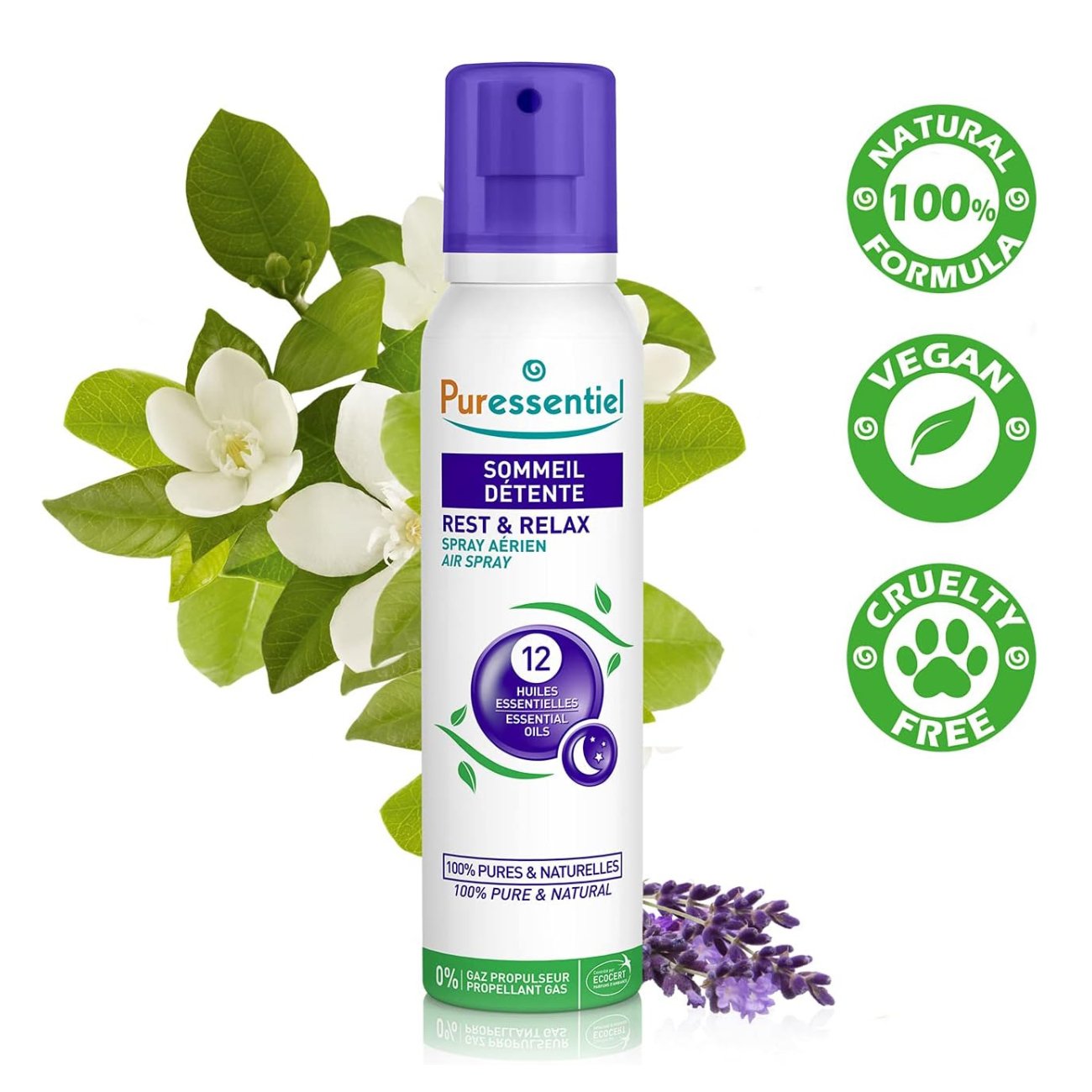 Rest & Relax Air Spray 75ml - Puressentiel - Air Spray - Eco Natural Products