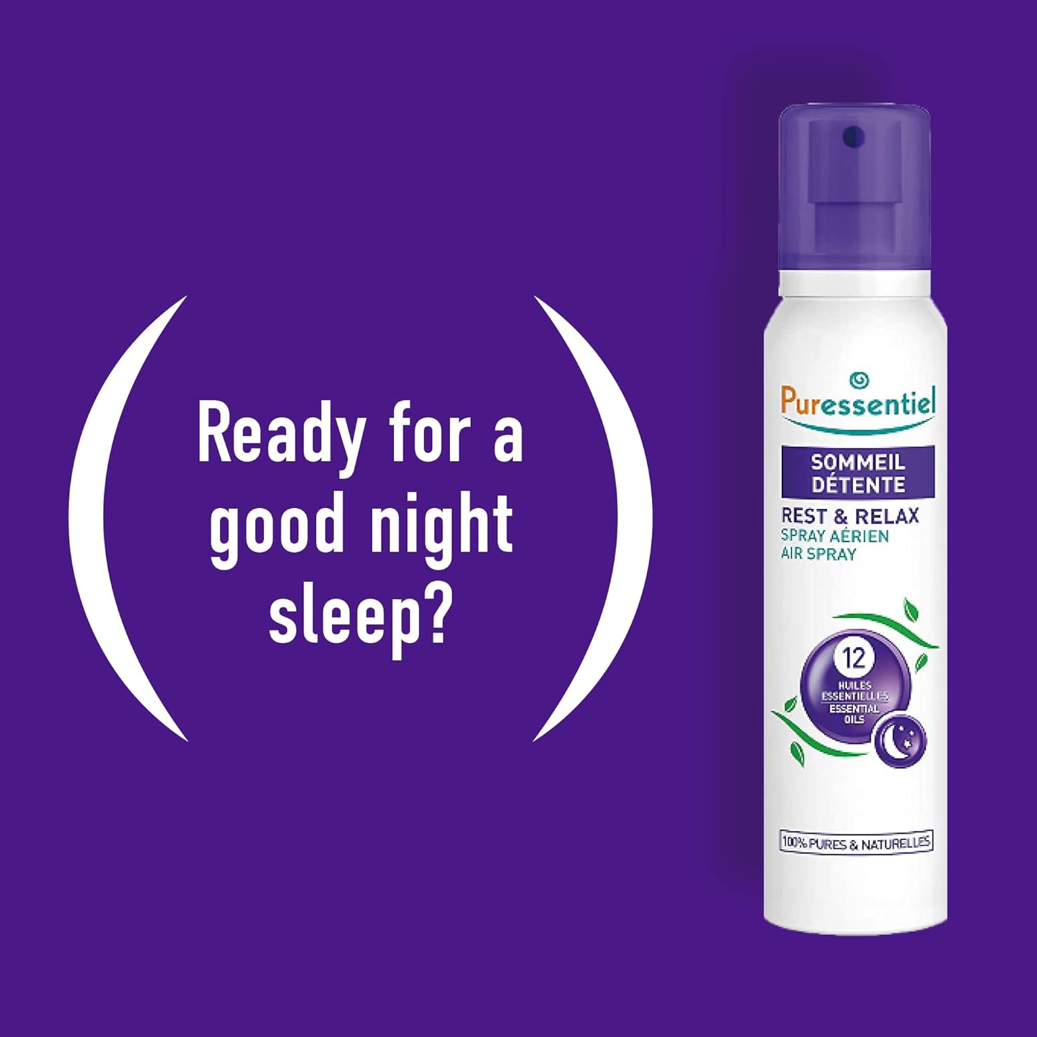 Rest & Relax Air Spray 75ml - Puressentiel - Air Spray - Eco Natural Products