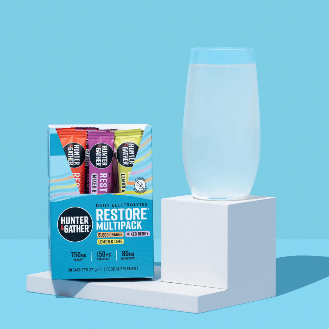 Restore Hydration Electrolytes Variety 30 sachet - Hunter and Gather - Food Supplement - Hunter and Gather