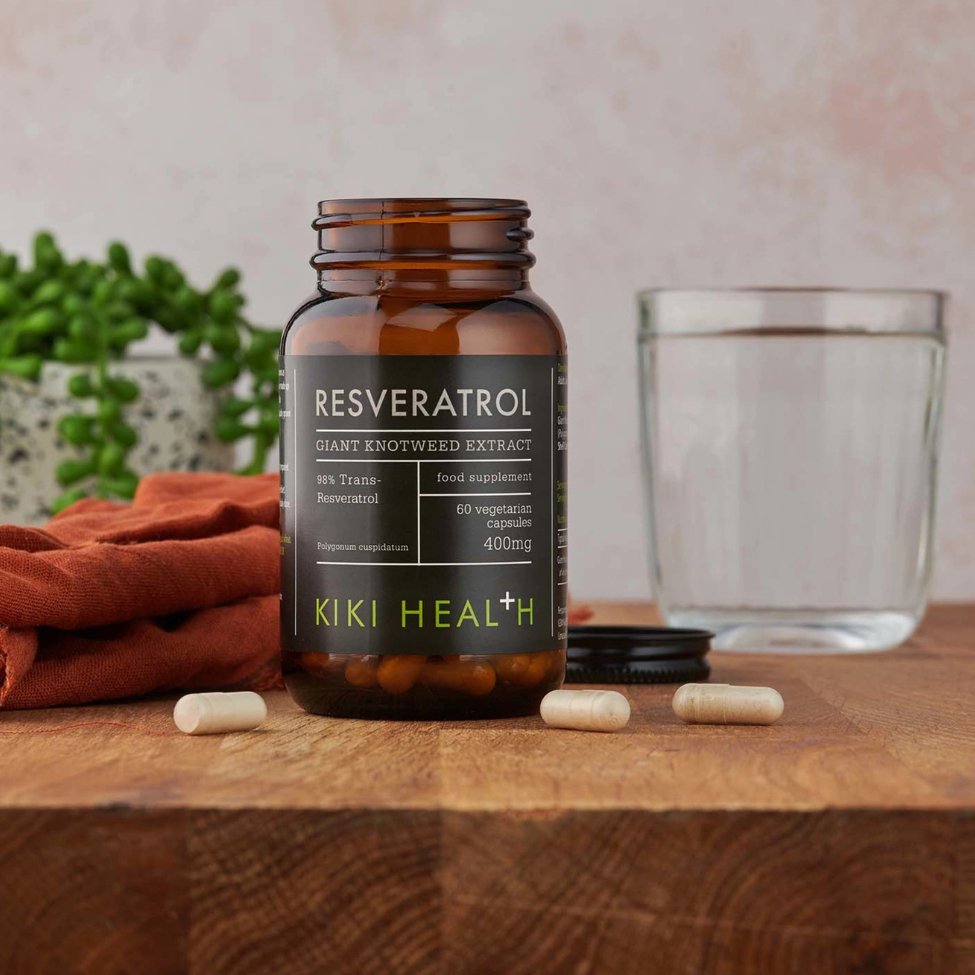 Resveratrol 60 Capsules - Kiki Health - Botanical & Food Supplements - Eco Natural Products
