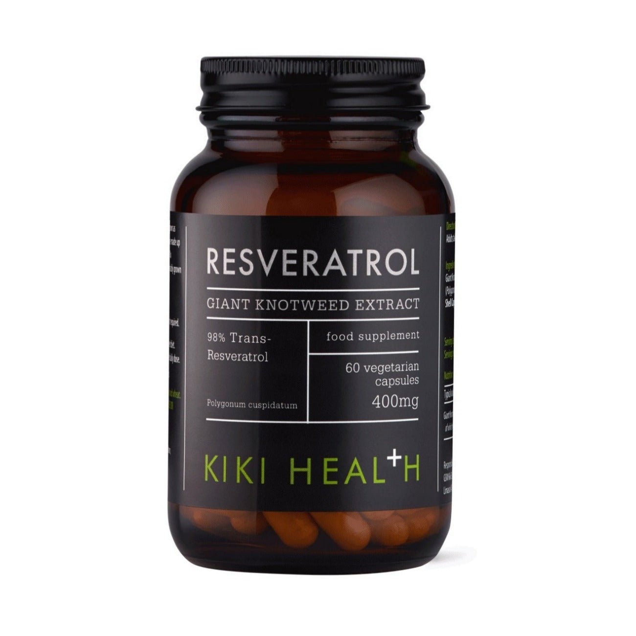 Resveratrol 60 Capsules - Kiki Health - Botanical & Food Supplements - Eco Natural Products
