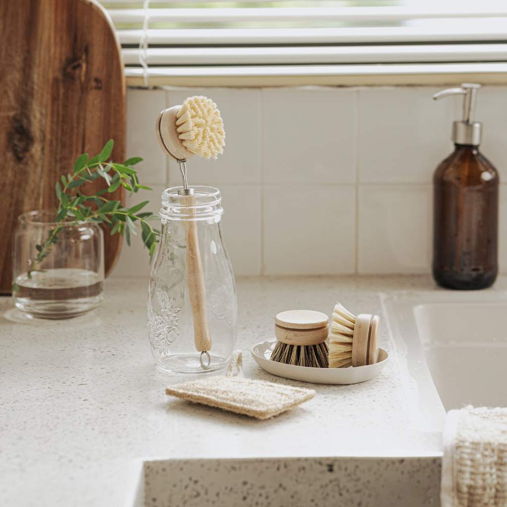 Reusable Bamboo Dish Brush Head (Soft Bristles) - Eco Natural Products - Washing Up Brush - Eco Natural Products