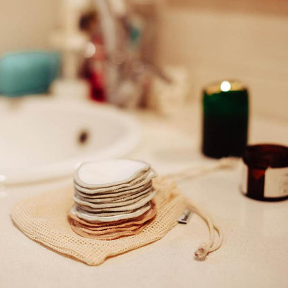 Reusable Makeup Remover Pads 10 Pads - Bambaw - Makeup remover pads - Eco Natural Products