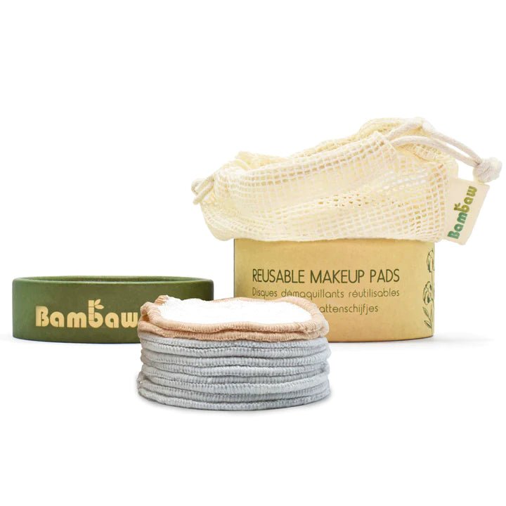 Reusable Makeup Remover Pads 10 Pads - Bambaw - Makeup remover pads - Eco Natural Products