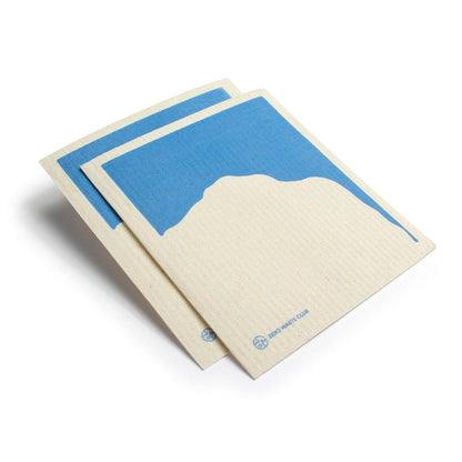 Reusable Sponge Cloth Pack of 2 - Zero Waste Club - Sponge cloth - Eco Natural Products