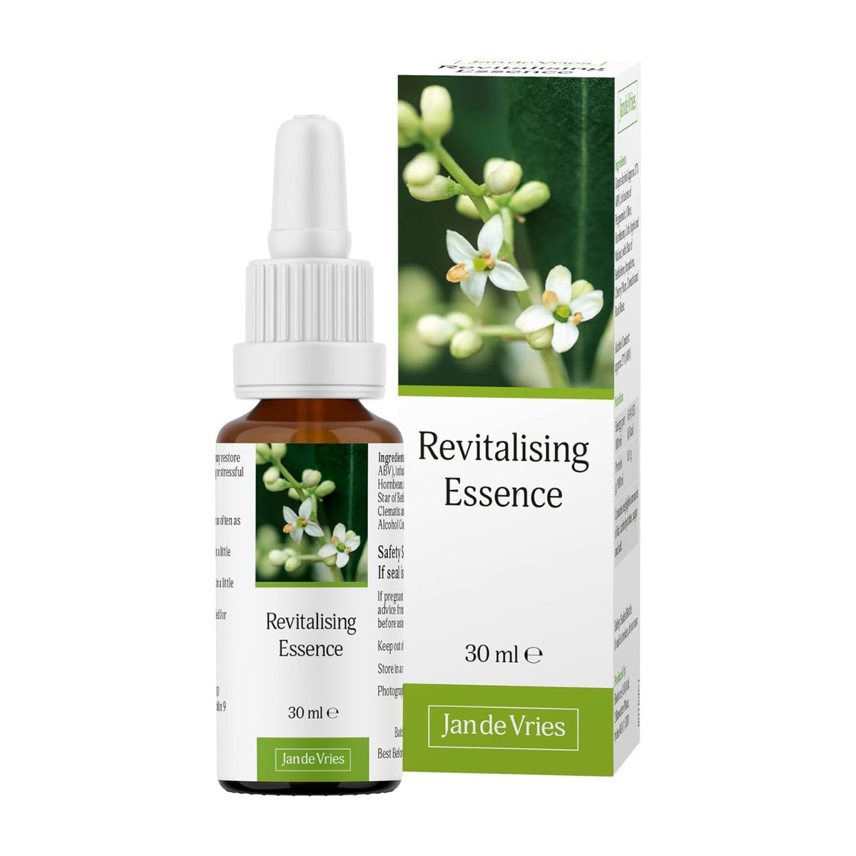 Revitalising Essence 30ml - Jan de Vries - Essence - Eco Natural Products