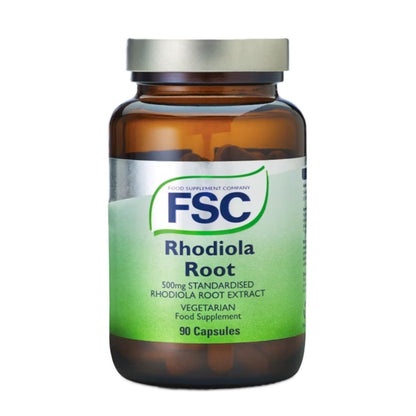 Rhodiola Root 500mg 90 Veg Capsules - FSC - Food Supplement - Eco Natural Products