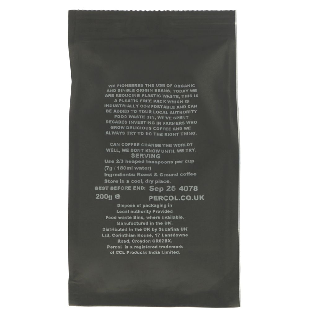 Rich Americano Ground Coffee 200g - Percol - Coffee - Eco Natural Products