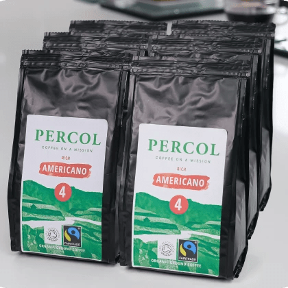 Rich Americano Ground Coffee 200g - Percol - Coffee - Eco Natural Products