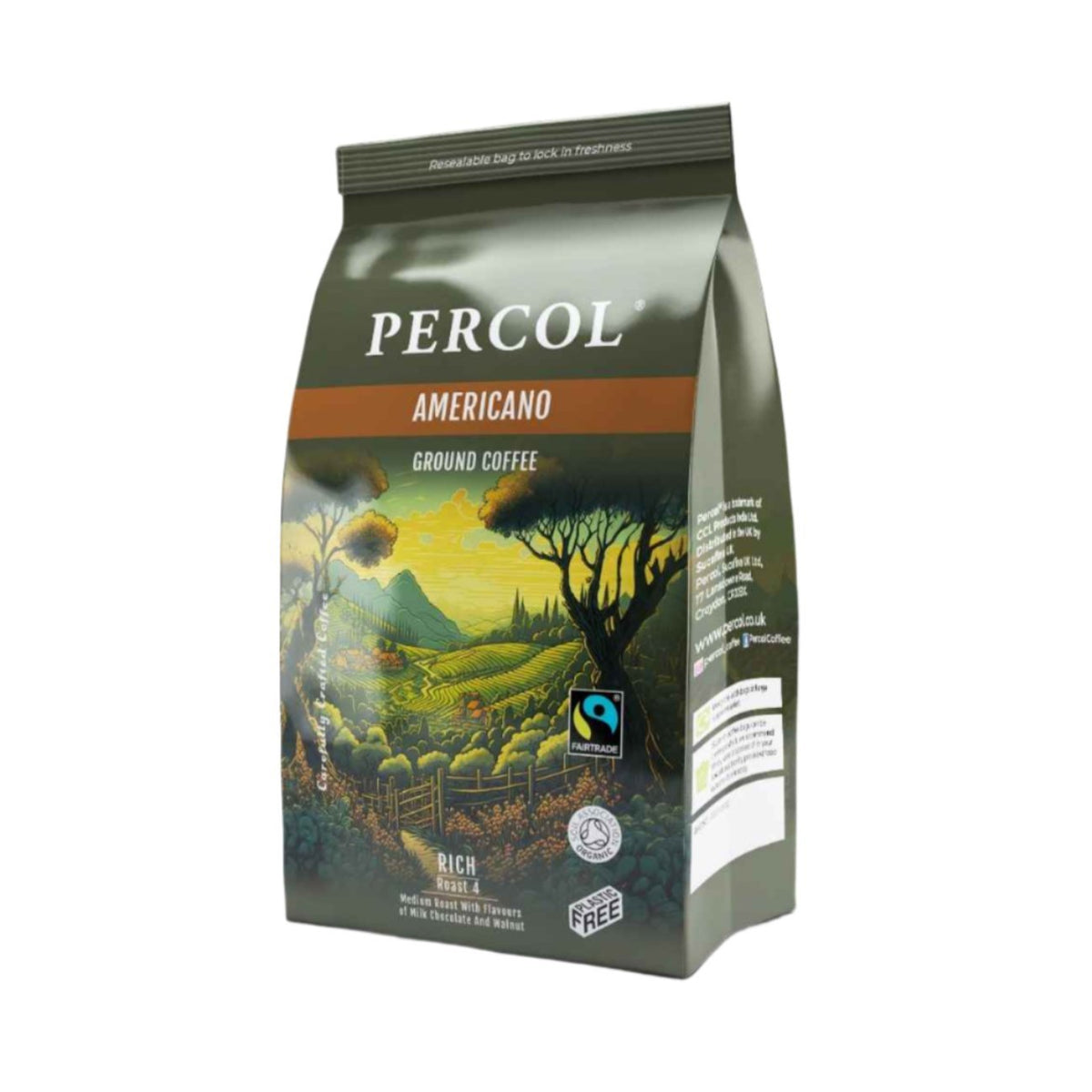 Rich Americano Ground Coffee 200g - Percol - Coffee - Eco Natural Products