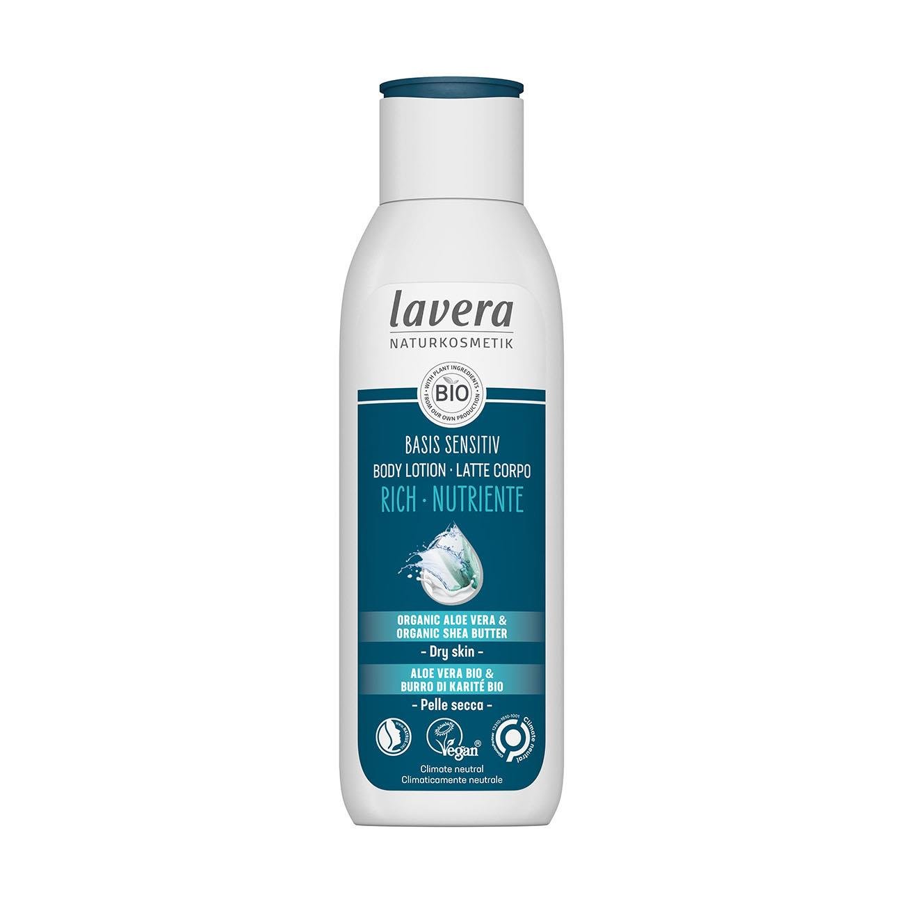 Rich Body Lotion 250ml EXP. 08.2024 - Lavera - Body lotion - Eco Natural Products