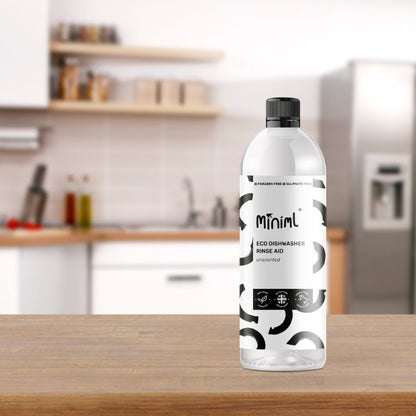 Rinse Aid Unscented 750ml - Miniml - Dishwasher Rinse Aid - Eco Natural Products