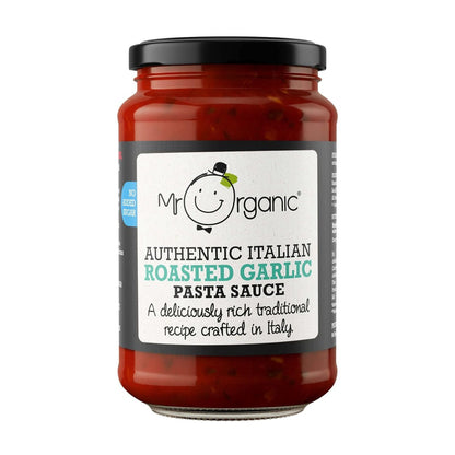 Roasted Garlic No Added Sugar Pasta Sauce 350g - Mr Organic - Pasta Sauce - Eco Natural Products