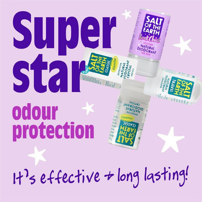 Rock Chick Crystal Deodorant Stick 90g - Salt Of the Earth - Deodorants - Eco Natural Products